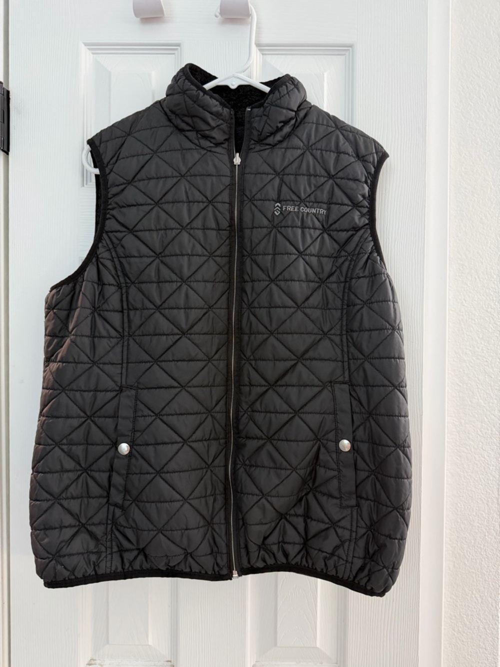 Free Country Black Reversible Vest